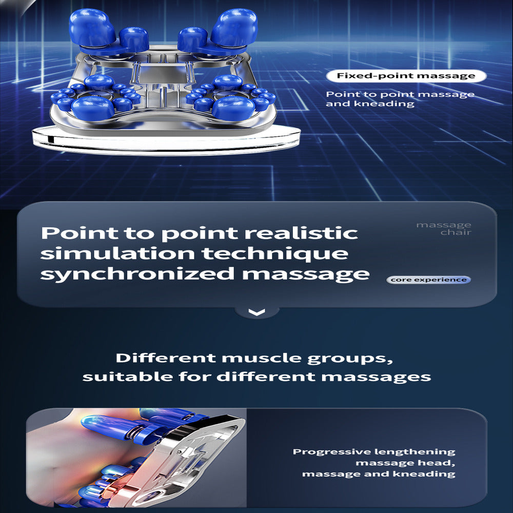 Full Body massage Chair LH1 White With Beige Interior