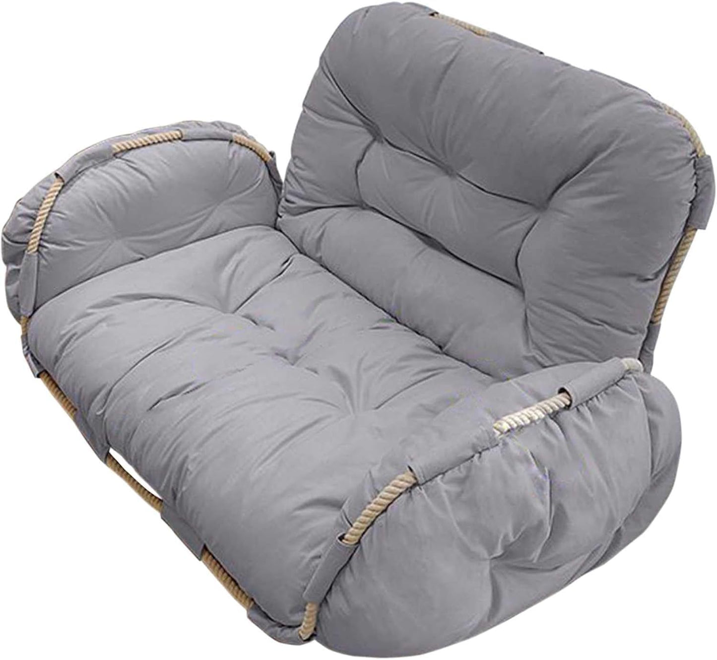 Adjustable Floor Gaming Chair, Padded Lazy Sofa Chair with Back Support