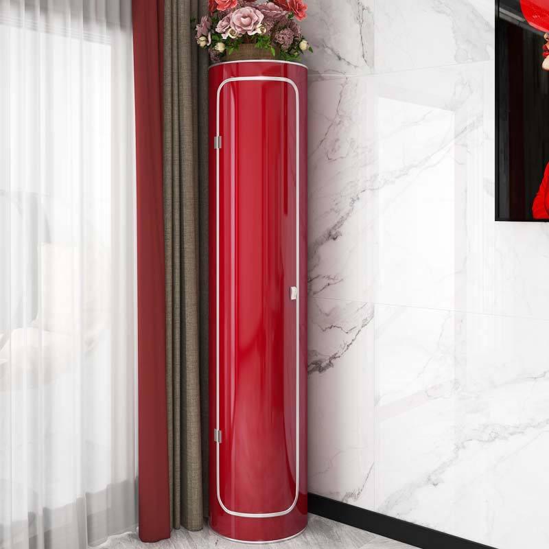 Modern Cool Shoes Cabinet Round White 212Cm