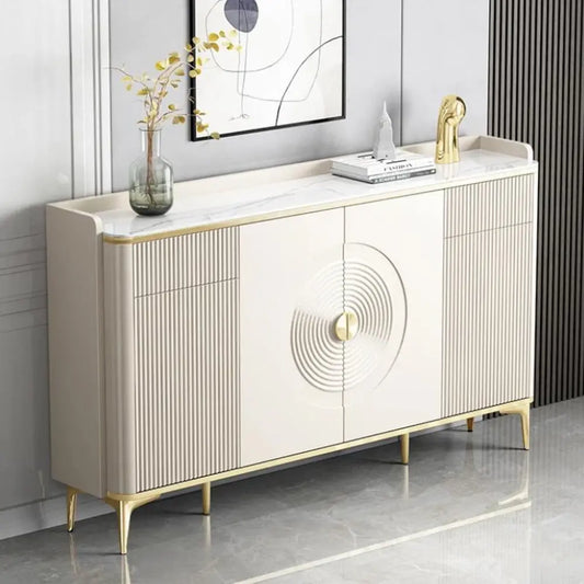 Multi use cabinet - Console cabinet - Console table - Shoes Cabinet - Marble surface - Modern Console Table -Beige console cabinet
خزانة كونسول باللون البيج -خزانة متعددة الاستخدامات - خزانة كونسول - طاولة كونسول - خزانة أحذية - سطح رخام