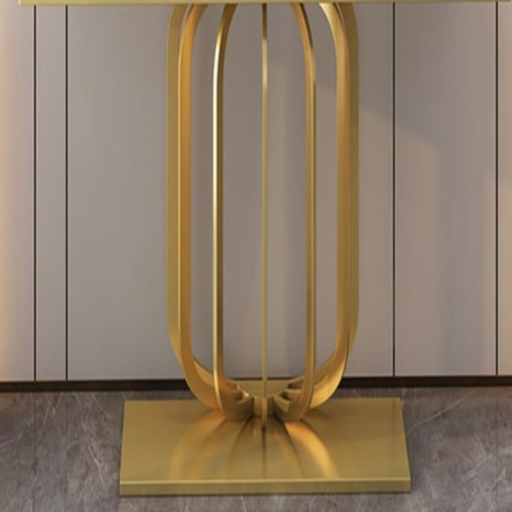 Console Table - Entryway Console Table - Modern Console Table - contemporary console -luxury console table - gold console table - statement console table -metal base console
طاولة كونسول - طاولة كونسول للمدخل - طاولة كونسول حديثة - طاولة كونسول معاصرة - طاولة كونسول فاخرة - طاولة كونسول ذهبية - طاولة كونسول مميزة - طاولة كونسول بقاعدة معدنية