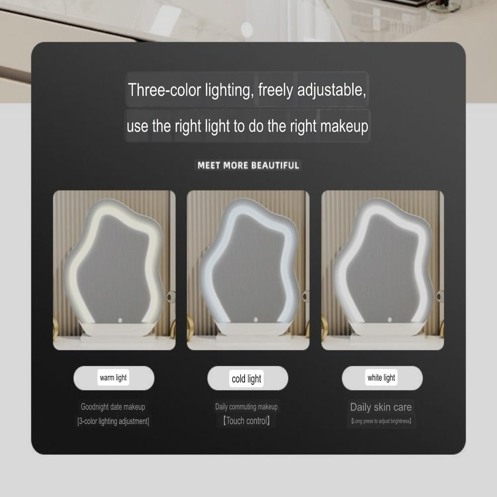 Dressers ; Dressing Table ; bedroom dresser ;makeup table ; makeup dressing table ; led mirror ; smart dressing table ; smart dresser ; make up ; modern dresser ; wooden dresser .