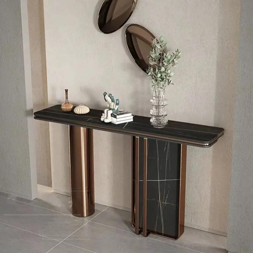 Console Table - Entryway Console Table - Modern Console Table - Marble Console Table .
طاولة كونسول - طاولة كونسول عند المدخل - طاولة كونسول حديثة -
