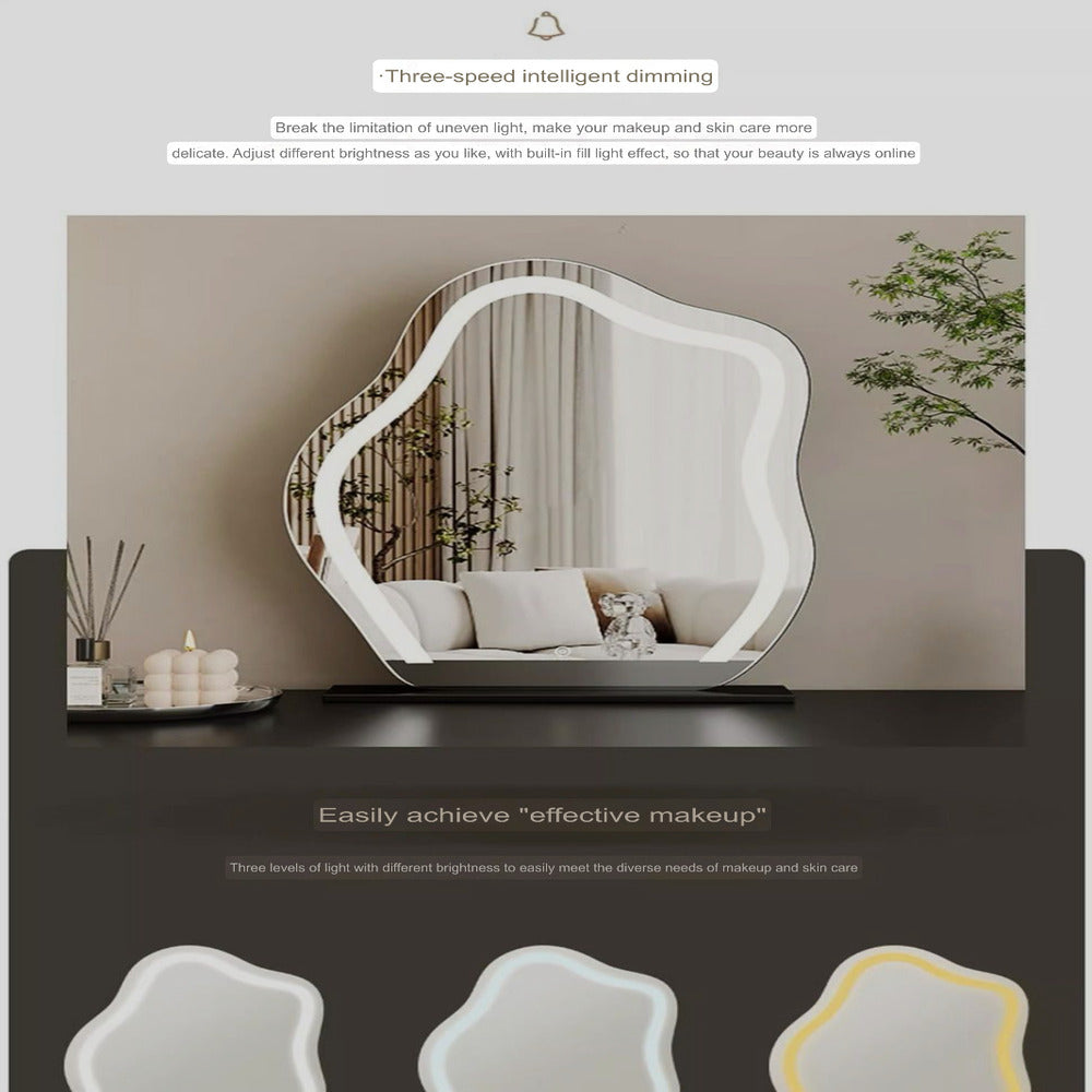 Dressers ; Dressing Table ; bedroom dresser ;makeup table ; makeup dressing table ; led mirror ; make up ; modern dresser ; wooden dresser ; Modern vanity table ; Luxury dressing table ; Contemporary vanity set ; LED lighted mirror ; Vanity with storage ; Stylish dressing