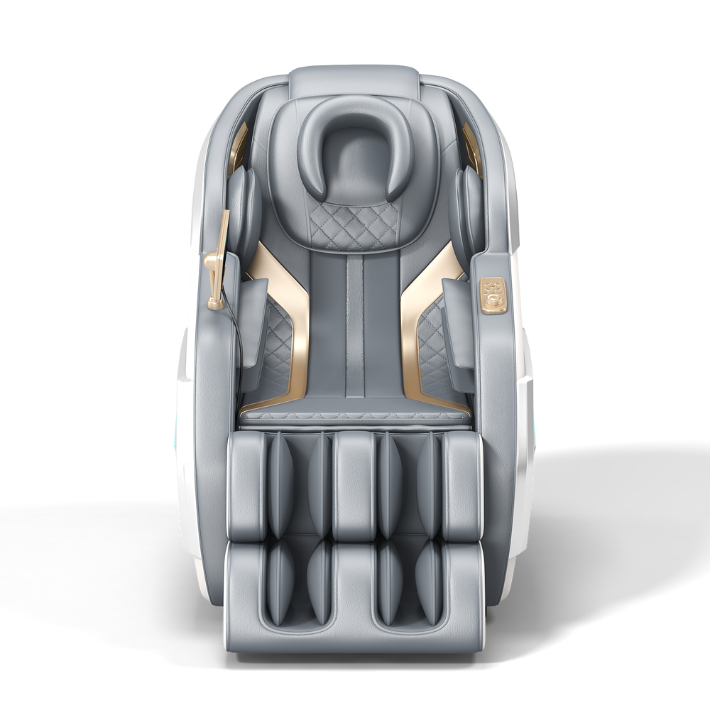 Lovely Homes Full Body massage Chair LH1 White With Grey Interior