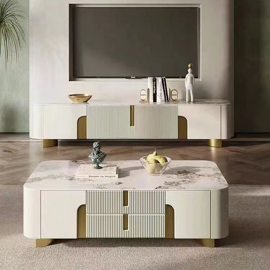 TV Table ; TV table set ; tv and coffee table ; TV and coffee table set ; living room table set ; modern table set ; luxury table set ; unique table set ; casual table set ; Designer tables ; living room furniture set ; white and gold furniture ; contemporary furniture design
طاولة تلفزيون؛ مجموعة طاولات تلفزيون؛ طاولة قهوة تلفزيون؛ مجموعة طاولات قهوة تلفزيون؛ مجموعة طاولات غرفة المعيشة؛ مجموعة طاولات حديثة؛ مجموعة طاولات فاخرة؛ مجموعة طاولات فريدة من نوعها؛ مجموعة طاولات انيقة