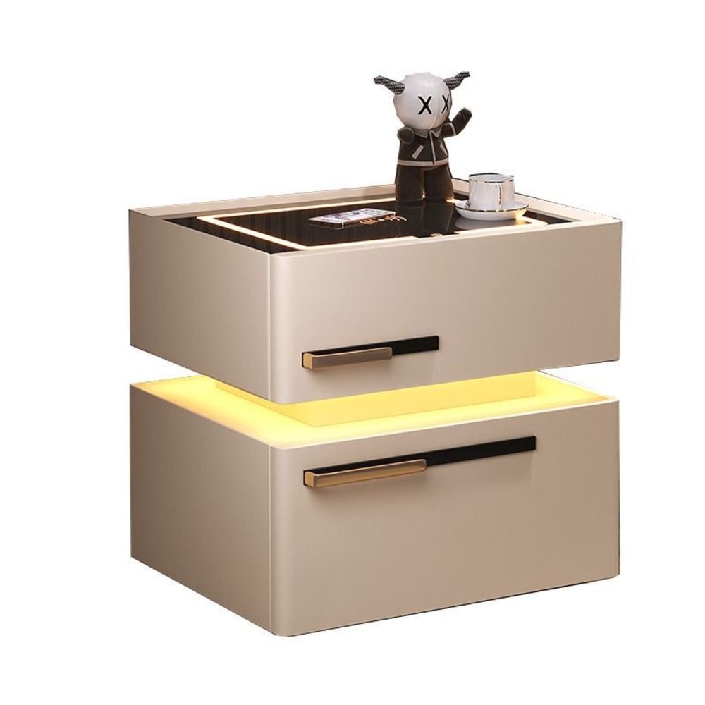 Bedside - Smart bedside - bedroom - modern bedside - Bedside With Safe Box - Led Bedside - Bedside With LED - Multifunctional Smart Table - LED Light Table - Advanced Technology Bedside Table - Modern Interior Decoration Table - Modern Technology Furniture - Smart Living Room Table - Smart Office Table