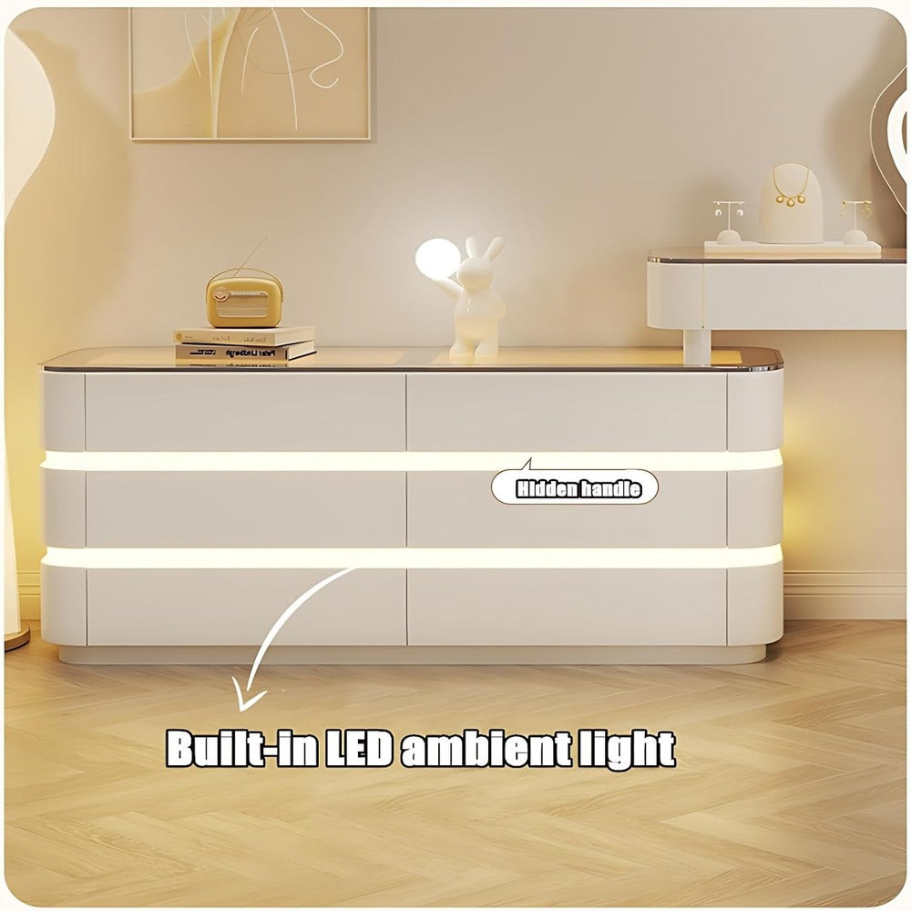 Dressers ; Dressing Table ; bedroom dresser ;makeup table ; makeup dressing table ; led mirror ; make up ; modern dresser ; wooden dresser ; Modern vanity table ; Luxury dressing table ; Contemporary vanity set ; LED lighted mirror ; Vanity with storage ; Stylish dressing