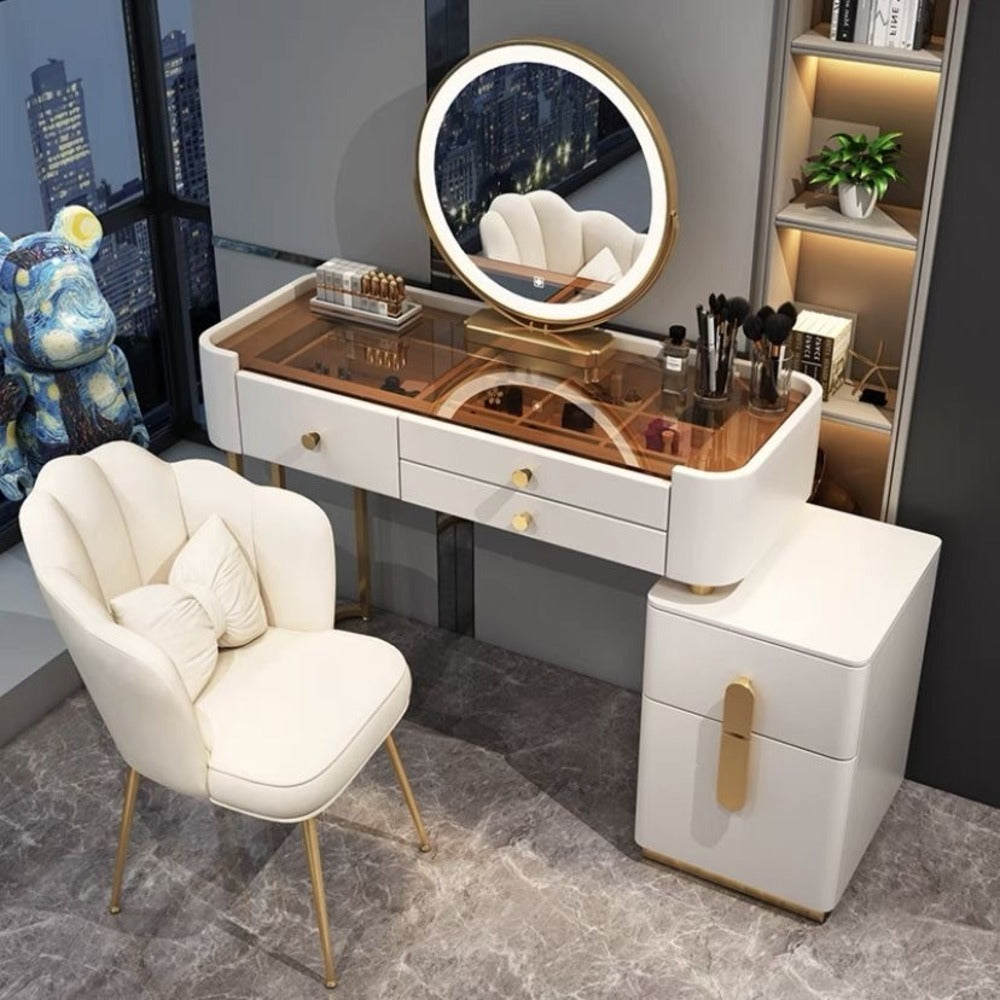 Dressers ; Dressing Table ; bedroom dresser ;makeup table ; makeup dressing table ; led mirror ; smart dressing table ; smart dresser ; make up ; modern dresser .