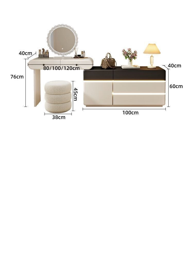 New Design 2026 Vanity With LED Mirror 200cm White