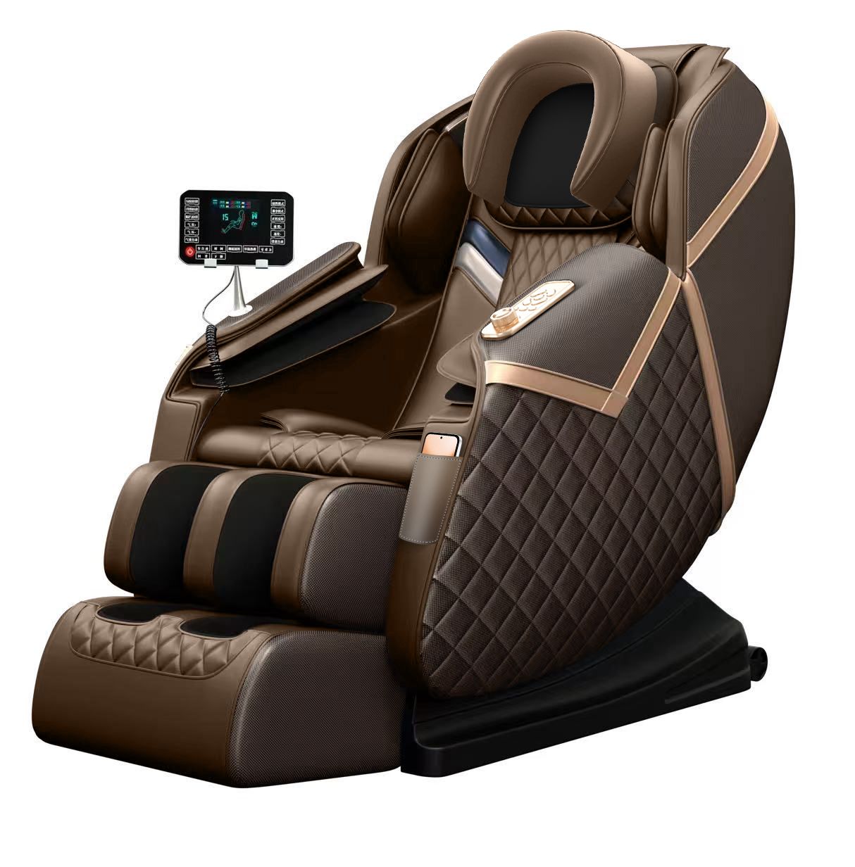 Lovely Homes Full Body Massage Chair Brown