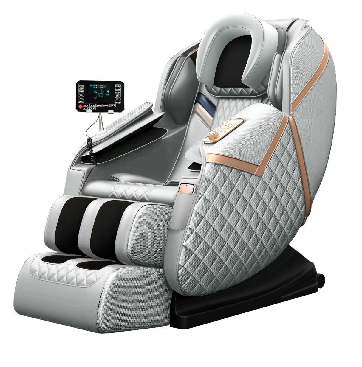 Lovely Homes Full Body Massage Chair Silver