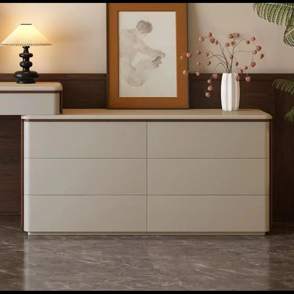 Dresser - Charming Beauty Vanity Dressing Table - 240Cm