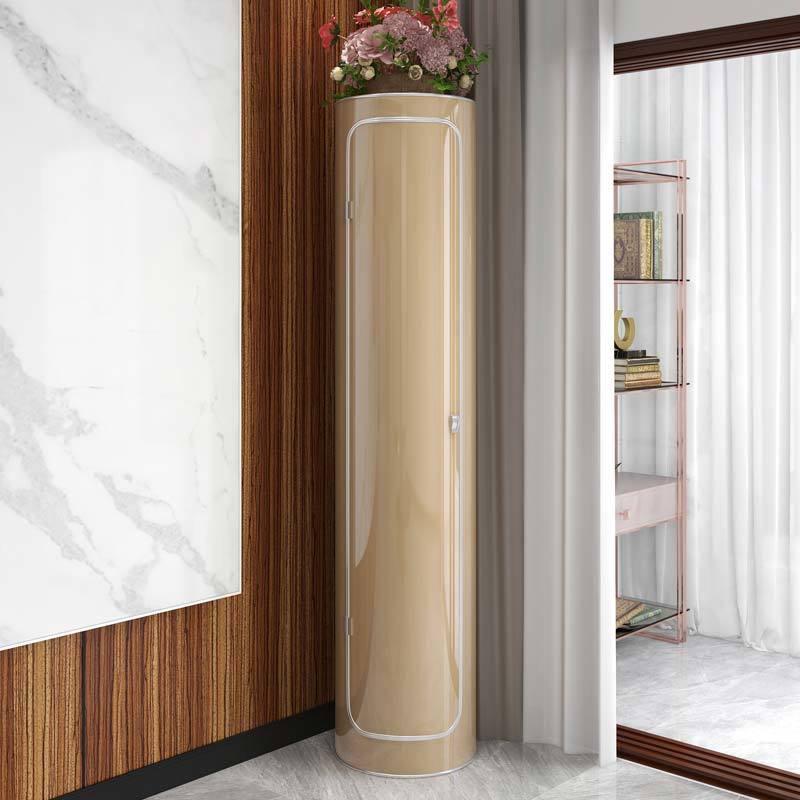 Modern Cool Shoes Cabinet Round White 212Cm
