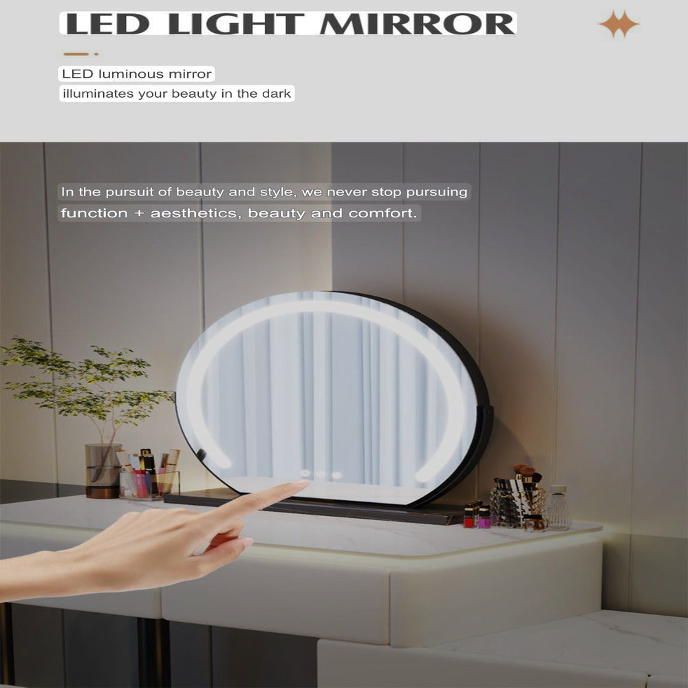 Dressers ; Dressing Table ; bedroom dresser ;makeup table ; makeup dressing table ; led mirror ; smart dressing table ; smart dresser ; make up ; modern dresser ; wooden dresser