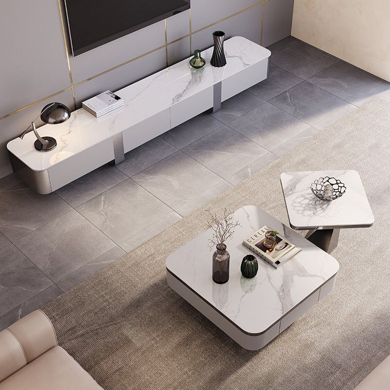 Luxury living room furniture set with TV unit, coffee table, and side table by Lovely Homes