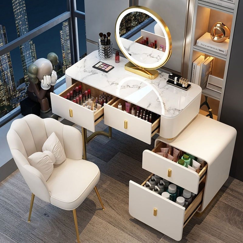 Dressers ; Dressing Table ; bedroom dresser ;makeup table ; makeup dressing table ; led mirror ; make up ; modern dresser ; wooden dresser .