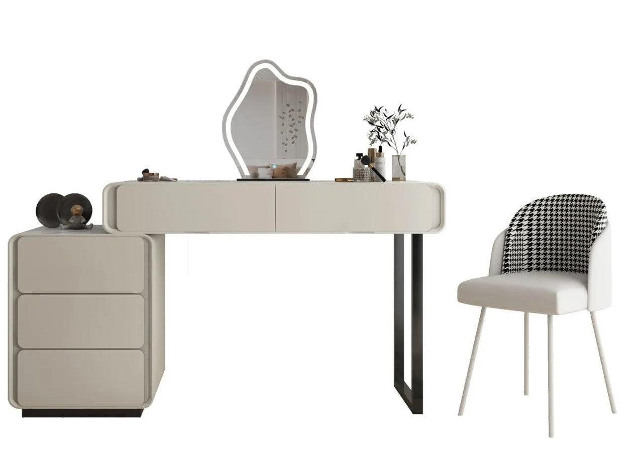 Dressers ; Dressing Table ; bedroom dresser ;makeup table ; makeup dressing table ; led mirror ; make up ; modern dresser ; wooden dresser ; Modern vanity table ; Luxury dressing table ; Contemporary vanity set ; LED lighted mirror ; Vanity with storage ; Stylish dressing