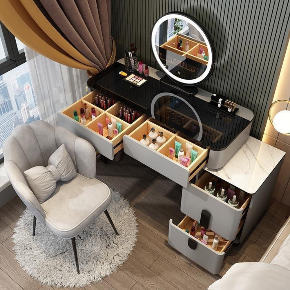 Dressers ; Dressing Table ; bedroom dresser ;makeup table ; makeup dressing table ; led mirror ; make up ; modern dresser ; wooden dresser