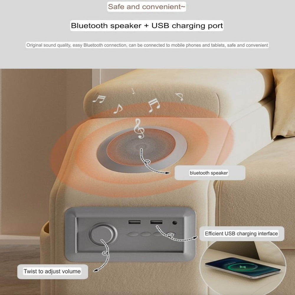 Smart sofa bed, modern furniture, sofa with speaker, sofa with charging port, wireless charging sofa, multi-functional furniture, convertible sofa bed, innovative living room furniture , Livingroom Sofa , Sofa Cum bed , Modern Sofa
أريكة سرير ذكية، أثاث عصري، أريكة مع مكبر صوت، أريكة مع منفذ شحن، أريكة شحن لاسلكي، أثاث متعدد الوظائف، أريكة سرير قابلة للتحويل، أثاث غرفة معيشة مبتكر، أريكة غرفة المعيشة، أريكة سرير، أريكة حديثة