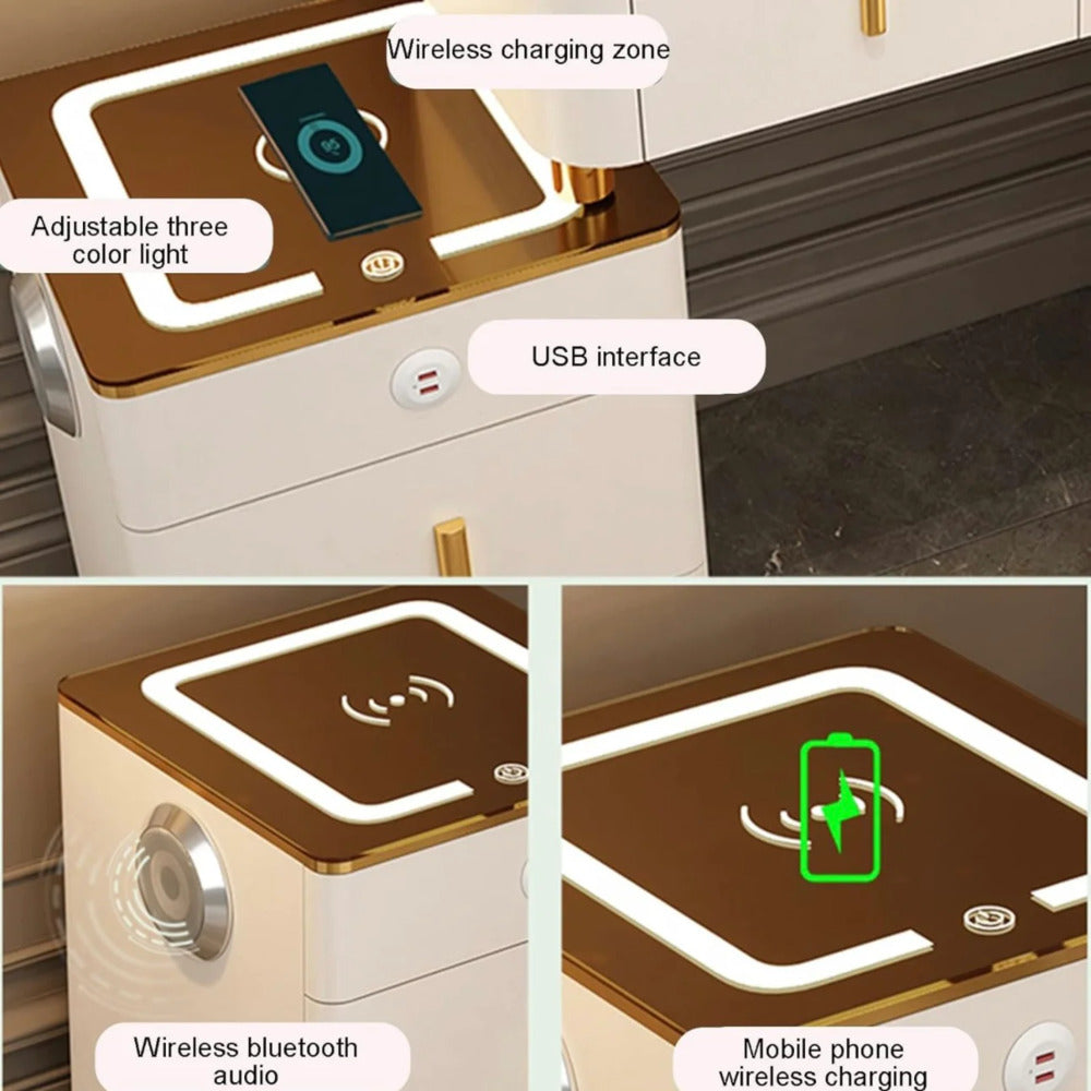 Dressers ; Dressing Table ; bedroom dresser ;makeup table ; makeup dressing table ; led mirror ; smart dressing table ; smart dresser ; make up ; modern dresser ; wooden dresser