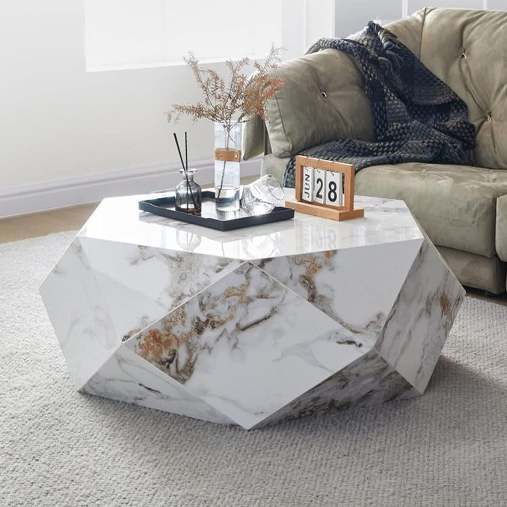 wooden coffee table, round coffee table, 3-tier coffee table, rotating table, modern coffee table, swivel table, wooden furniture, living room table, space-saving coffee table, contemporary coffee table