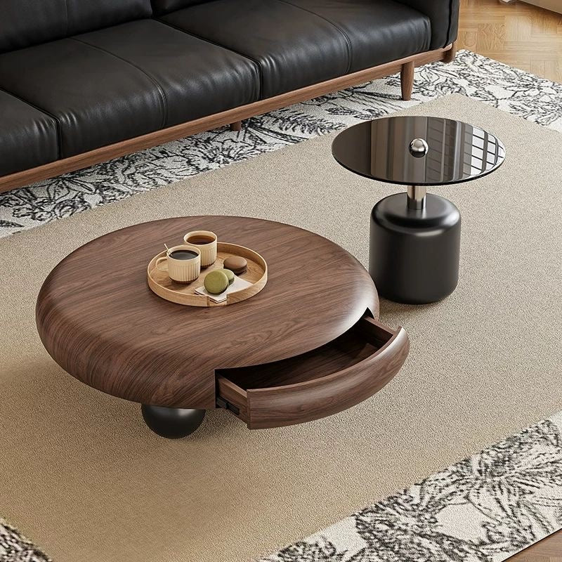 Low Height Wooden Tables Set