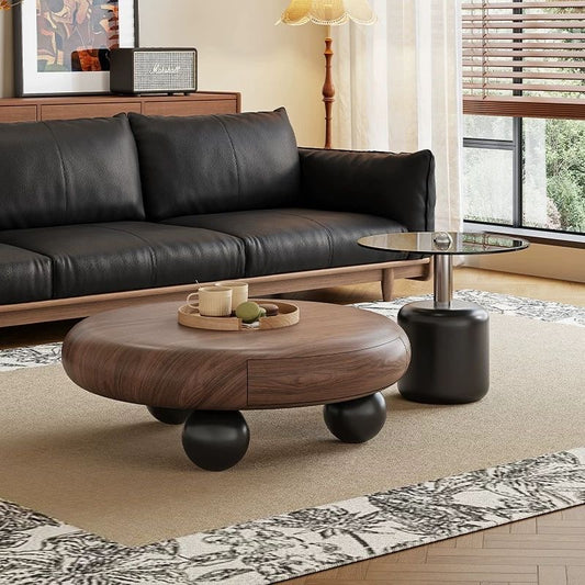 Low Height Wooden Tables Set