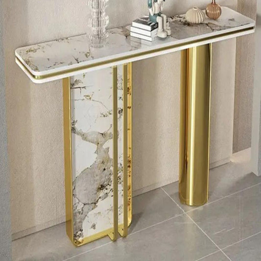 Console Table - Entryway Console Table - Modern Console Table - Marble Console Table . 
طاولة كونسول - طاولة كونسول عند المدخل - طاولة كونسول حديثة -