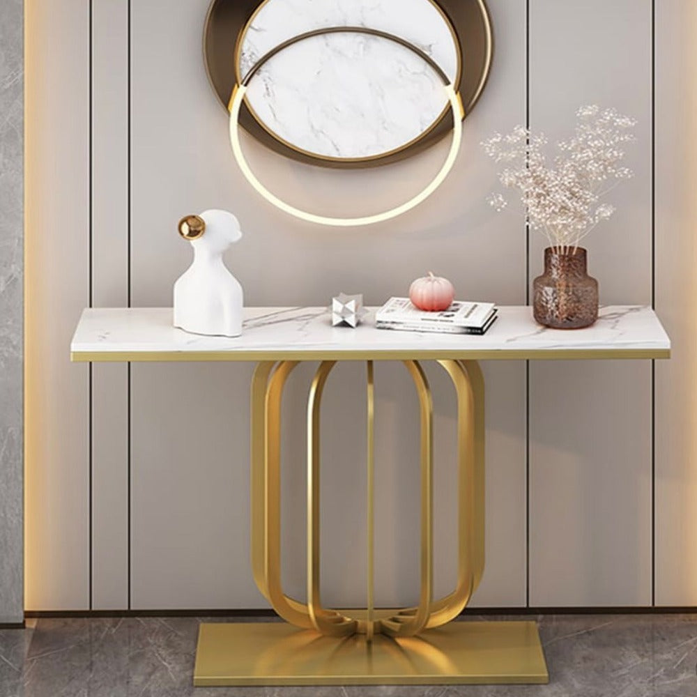 Console Table - Entryway Console Table - Modern Console Table - contemporary console -luxury console table - gold console table - statement console table -metal base console
طاولة كونسول - طاولة كونسول للمدخل - طاولة كونسول حديثة - طاولة كونسول معاصرة - طاولة كونسول فاخرة - طاولة كونسول ذهبية - طاولة كونسول مميزة - طاولة كونسول بقاعدة معدنية