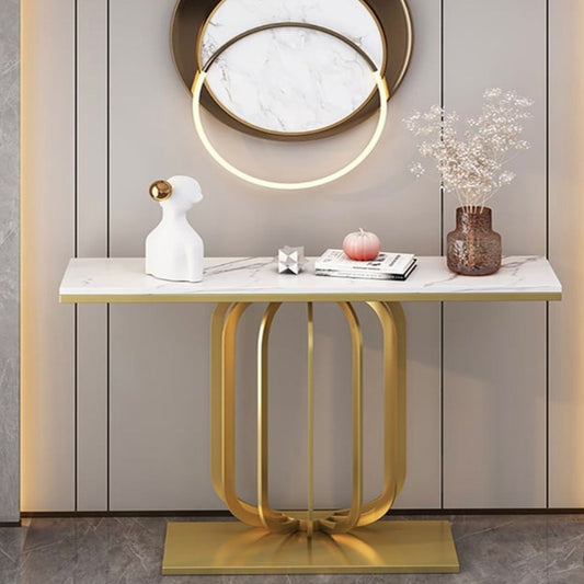 Console Table - Entryway Console Table - Modern Console Table - contemporary console -luxury console table - gold console table - statement console table -metal base console
طاولة كونسول - طاولة كونسول للمدخل - طاولة كونسول حديثة - طاولة كونسول معاصرة - طاولة كونسول فاخرة - طاولة كونسول ذهبية - طاولة كونسول مميزة - طاولة كونسول بقاعدة معدنية