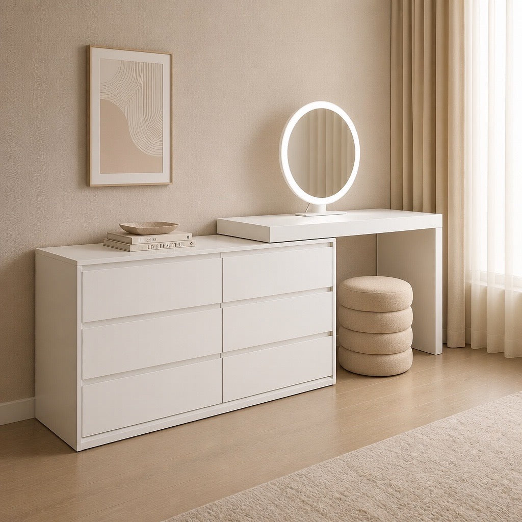 Beauty Table For White Lovers