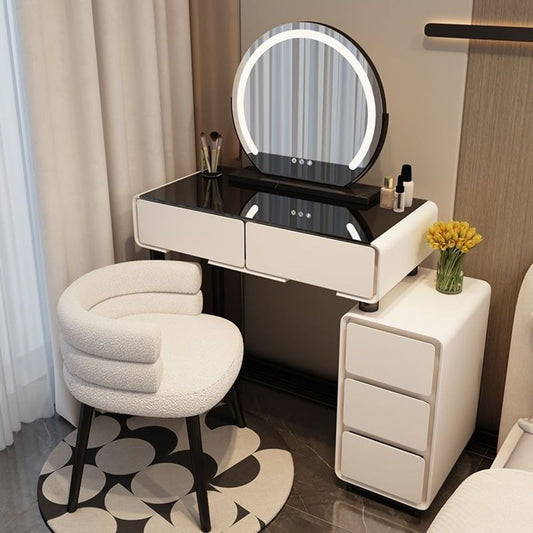 Dressers ; Dressing Table ; bedroom dresser ;makeup table ; makeup dressing table ; led mirror ; make up ; modern dresser ; wooden dresser ; Modern vanity table ; Luxury dressing table ; Contemporary vanity set ; LED lighted mirror ; Vanity with storage ; Stylish dressing .