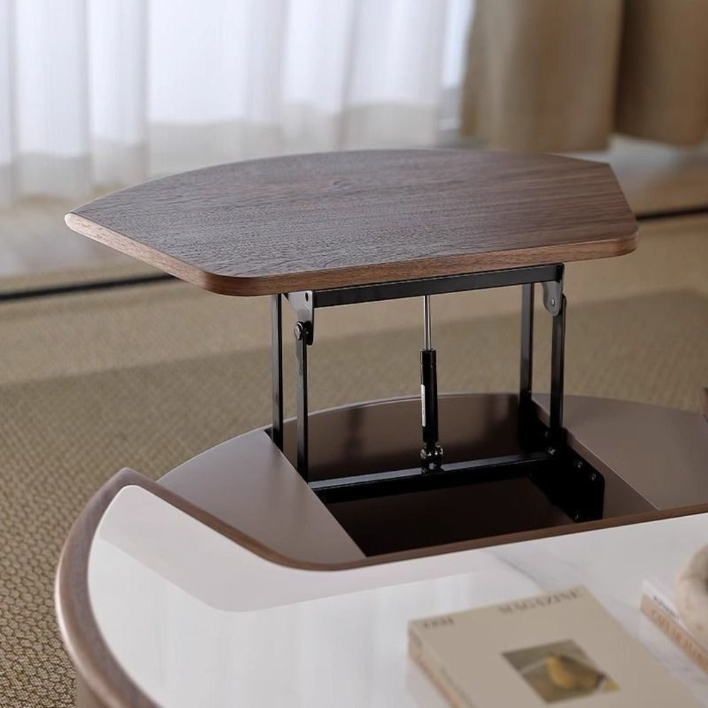Lift-top coffee table ; Modern coffee table with storage ; Multifunctional coffee table ; Contemporary living room furniture ; Space-saving coffee table ; Adjustable coffee table ; Smart coffee table ; Stylish coffee table set ; Minimalist coffee table;  lift-top coffee table ; hidden storage table