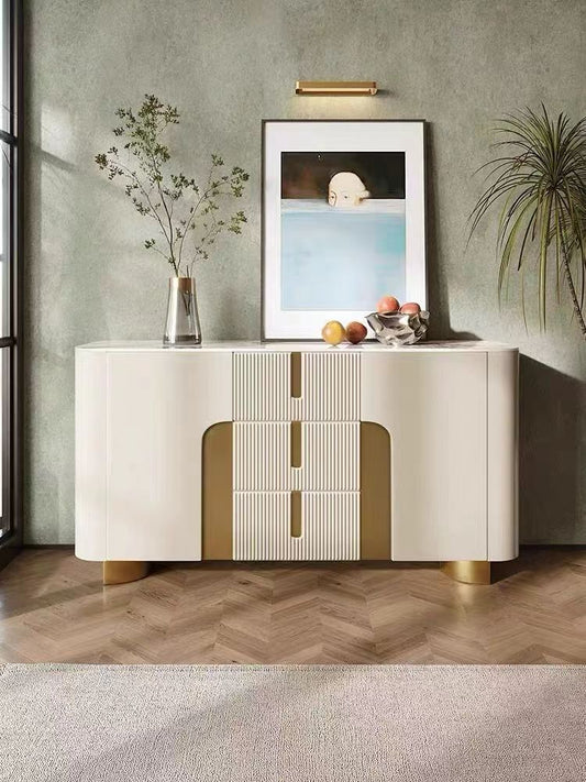 Console Table - Entryway Console Table - Modern Console Table - Console Table with ceramic Top - contemporary furniture - elegant storage console - living room console - minimalist console table