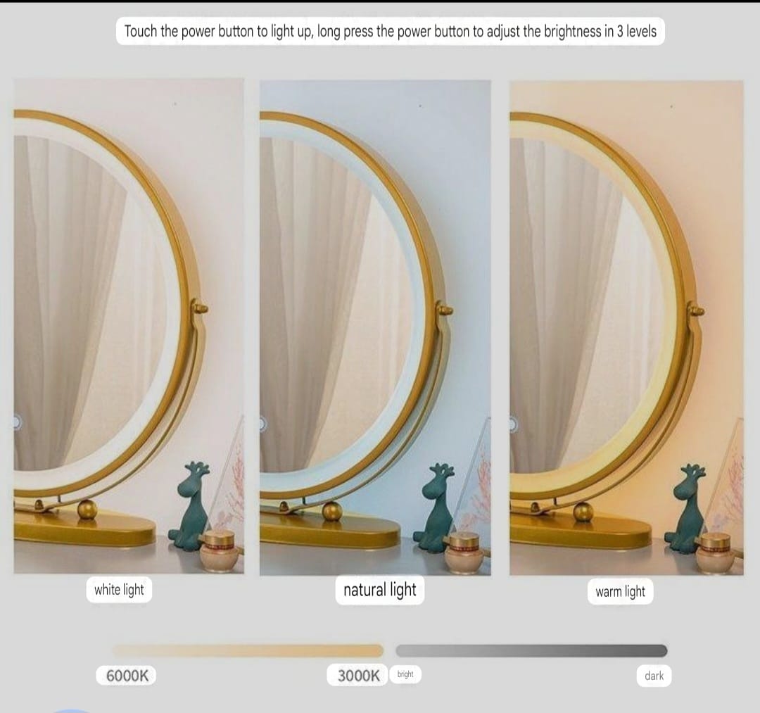 Shop dressing tables with mirrors for a chic and organized space. Ideal for modern interiors. UAE-wide shipping