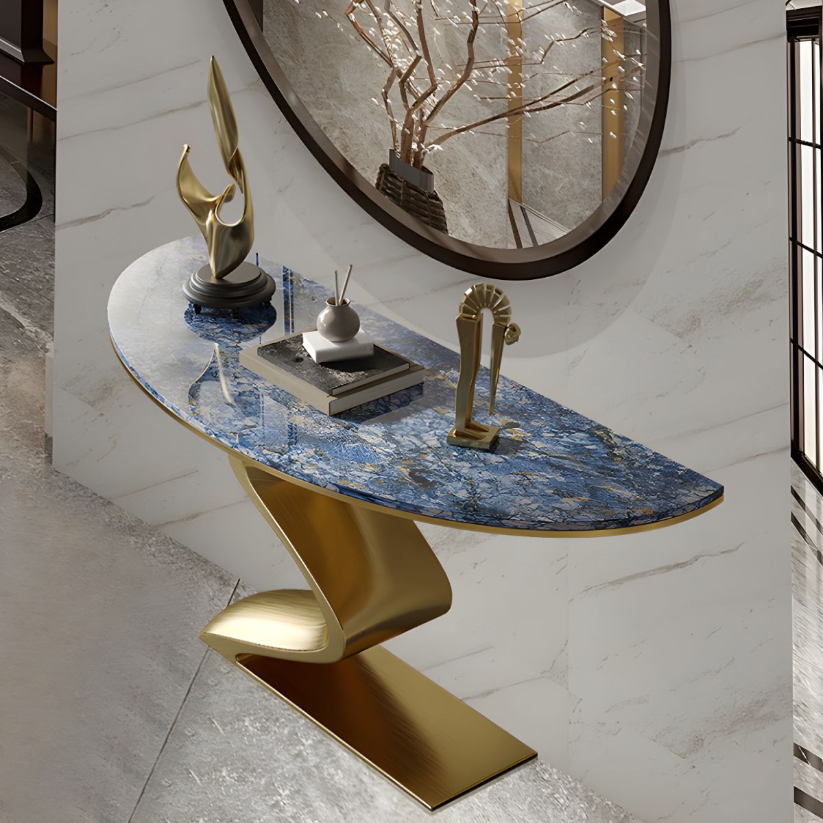 Console Table - Entryway Console Table - Modern Console Table .
طاولة كونسول - طاولة كونسول عند المدخل - طاولة كونسول حديثة