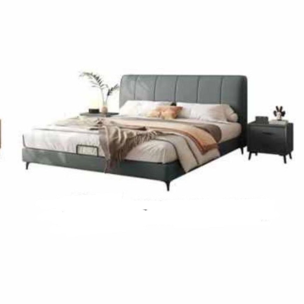 leather bed ; genuine leather bed frame ; luxury modern bed
upholstered bed ; high-end bed ; minimalist bedroom furniture ; padded headboard bed
leather headboard bed ; contemporary bed frame ; modern leather bed
سرير جلدي ; هيكل سرير جلدي أصلي ; سرير عصري فاخر ; سرير مُنجّد ; سرير فاخر ; أثاث غرفة نوم بسيط ; سرير بلوح رأس مبطن ; سرير بلوح رأس جلدي ; هيكل سرير عصري ; سرير جلدي عصري
