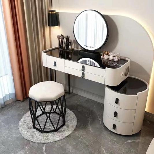Dressers ; Dressing Table ; bedroom dresser ;makeup table ; makeup dressing table ; led mirror ; smart dressing table ; smart dresser ; make up ; modern dresser ; wooden dresser