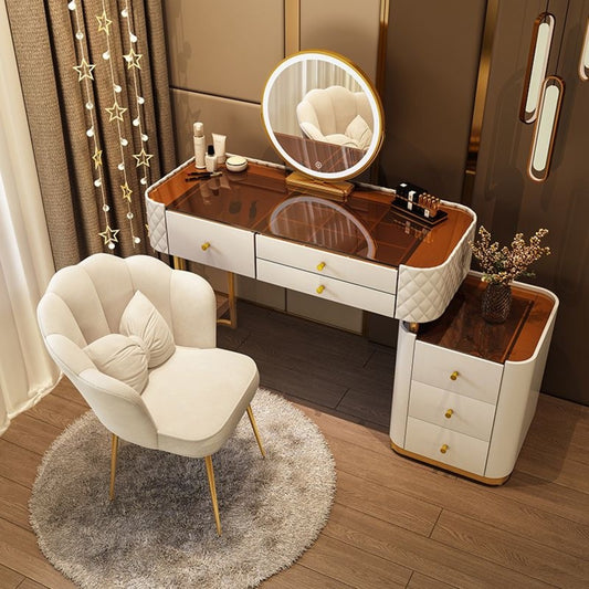 Dressers ; Dressing Table ; bedroom dresser ;makeup table ; makeup dressing table ; led mirror ; smart dressing table ; smart dresser ; make up ; modern dresser ; wooden dresser . 