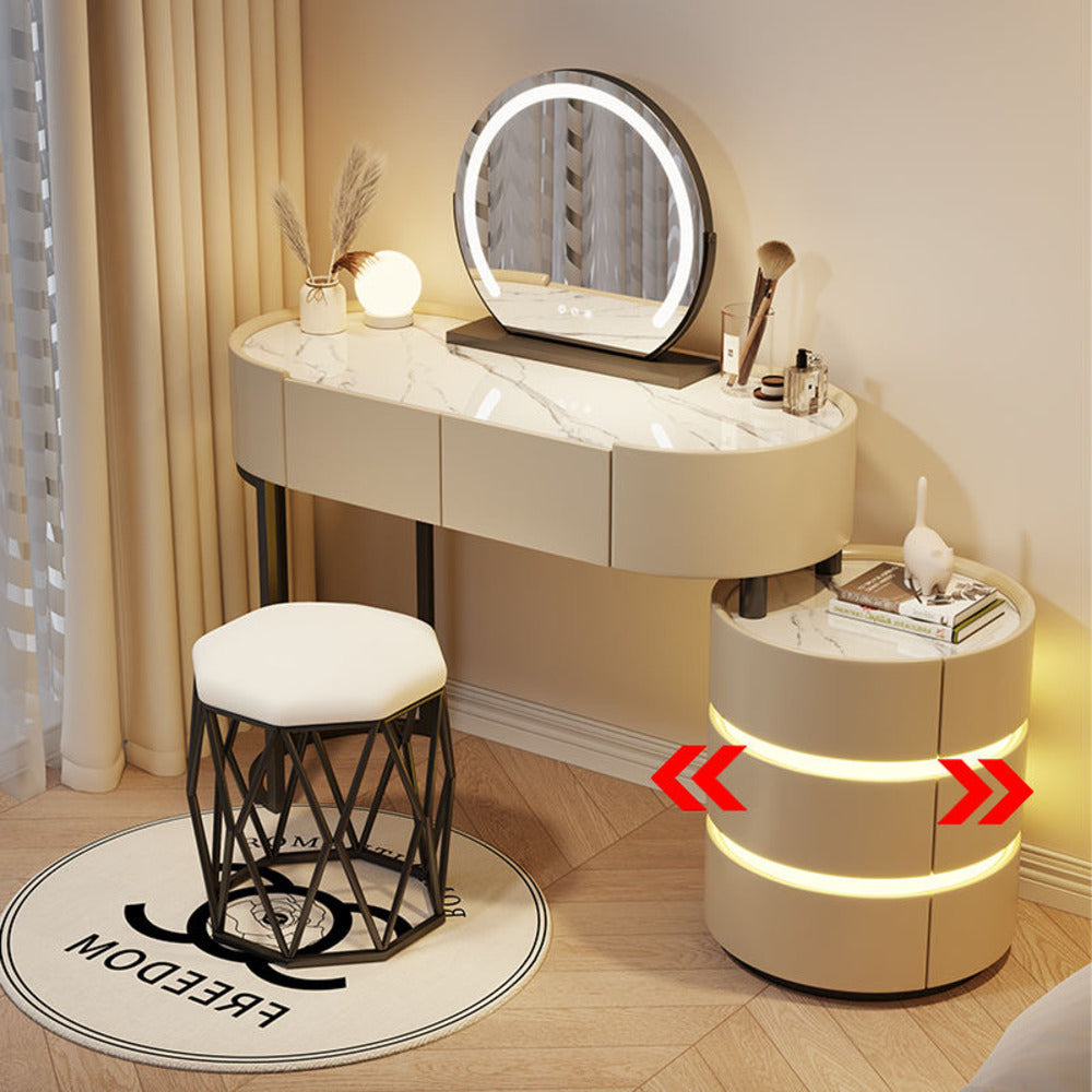 Dressers ; Dressing Table ; bedroom dresser ;makeup table ; makeup dressing table ; led mirror ; smart dressing table ; smart dresser ; make up ; modern dresser ; wooden dresser . 
