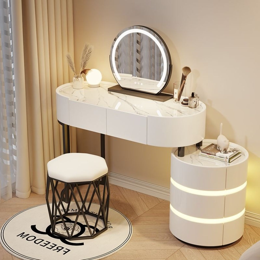 Dressers ; Dressing Table ; bedroom dresser ;makeup table ; makeup dressing table ; led mirror ; smart dressing table ; smart dresser ; make up ; modern dresser ; wooden dresser . 