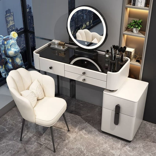 Dressers ; Dressing Table ; bedroom dresser ;makeup table ; makeup dressing table ; led mirror ; smart dressing table ; smart dresser ; make up ; modern dresser .