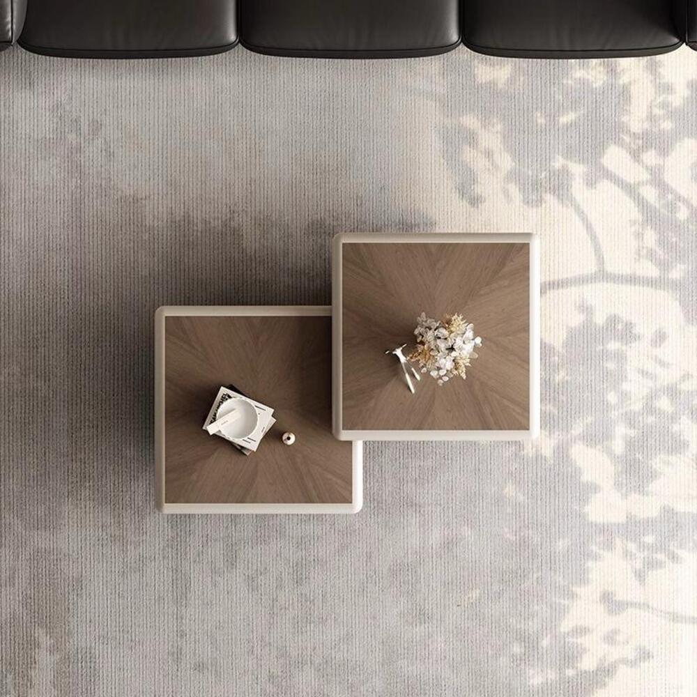 Wooden Coffee Tables Set Of Two 80cm