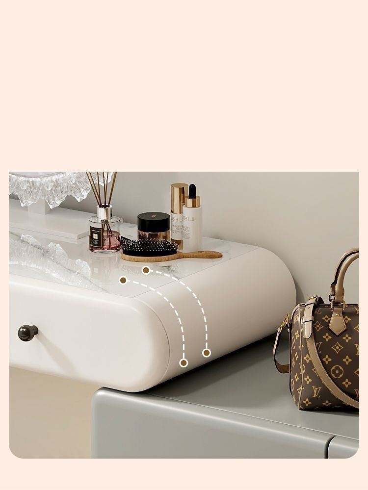 New Design 2026 Vanity With LED Mirror 200cm White