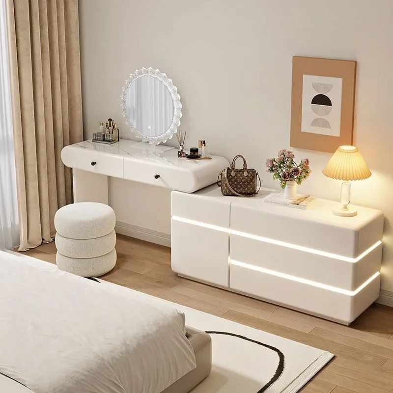 New Design 2026 Vanity With LED Mirror 200cm White