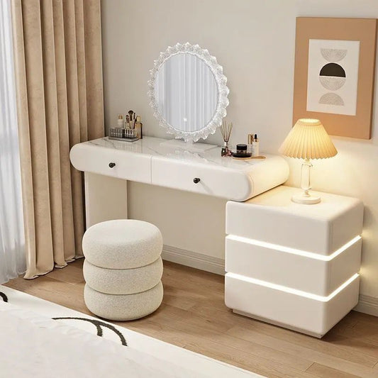 New Design 2026 Vanity With LED Mirror 160cm White