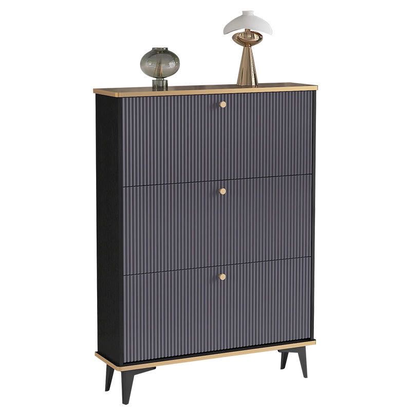 Monarch Slim Shoe Cabinet – 3 Drawer Storage Console