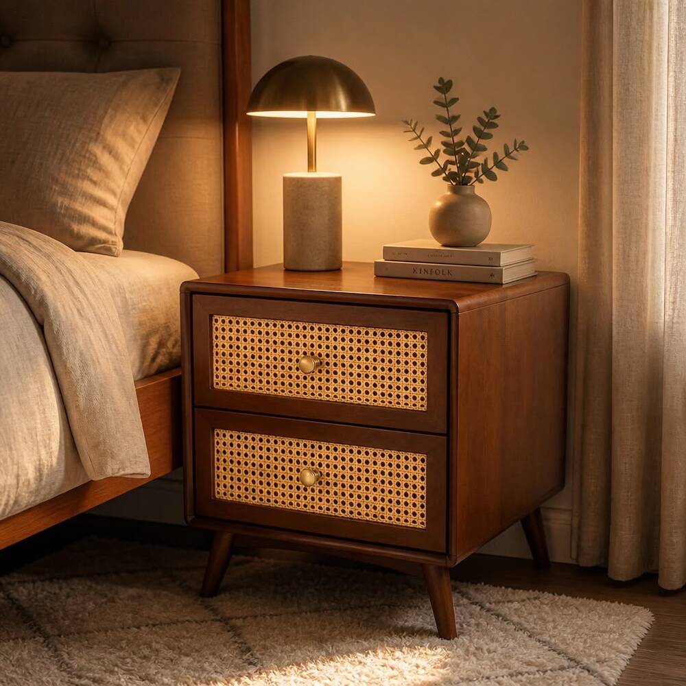Bedside Solid Wood 50x40x50 Wooden