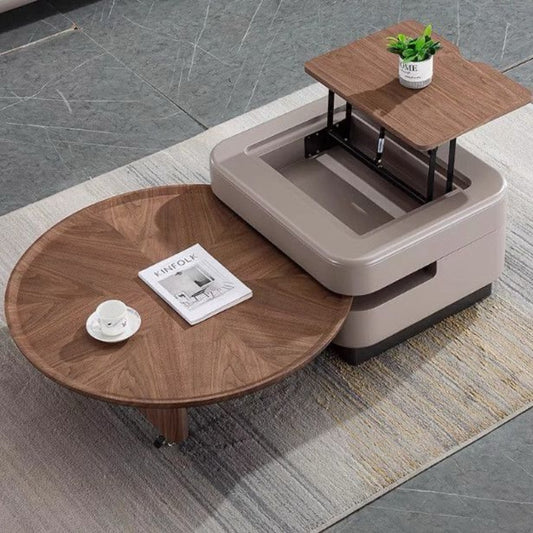 Lift-top coffee table ; Modern coffee table with storage ; Multifunctional coffee table ; Contemporary living room furniture ; Space-saving coffee table ; Adjustable coffee table ; Smart coffee table ; Stylish coffee table set ; Minimalist coffee table;  lift-top coffee table ; hidden storage table